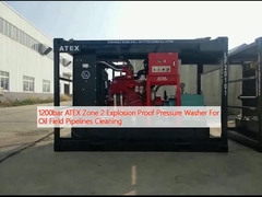 1200 бар ATEX Зона 2 Взрывостойкая мочалка для очистки нефтепроводов