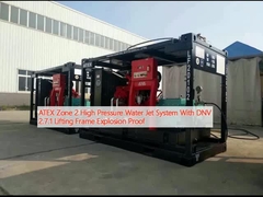 Система высокого давления зоны 2 ATEX водоструйная с рамкой DNV 2.7.1 поднимаясь взрывозащищенной