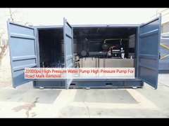 22000psi Водяной насос высокого давления Водяной насос для удаления дорожных знаков