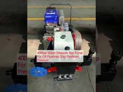 насос теста давления воды 400bar для нефтепроводов грузит давление трубопроводов