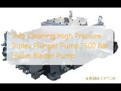 Уборка судов Высокое давление Триплексный насос 1500 бар Гидробластерный насос
