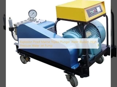 Насос взрывозащищенного морского Triplex давления взрывных устройств воды плунжера высокого водоструйный