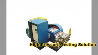 Система испытания под давлением гидроиспытательного насоса 800 бар